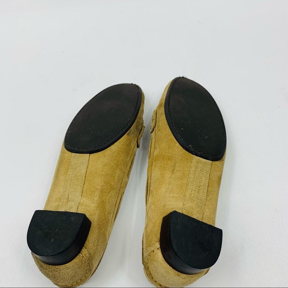 Talbots Moccasin Calf Hair Animal Print Loafers - Picture 8 of 12